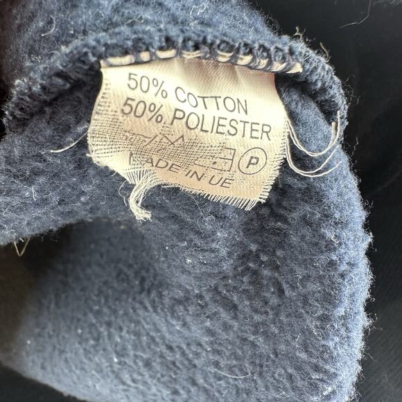 Universite Paris Crewneck Sweatshirt Size L, Navy Blue, 21x27 - Picture 6 of 8